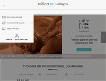 Tablet Screenshot of forum.1001mariages.com